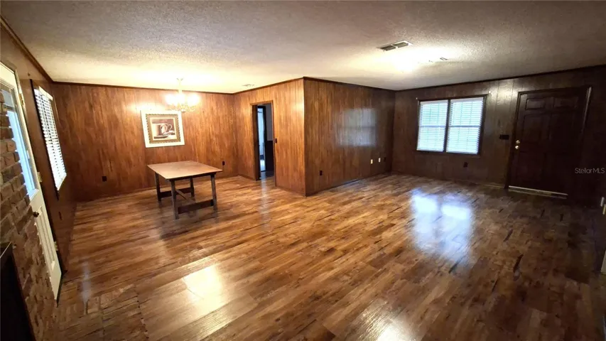 Living room looking back towards dining room area