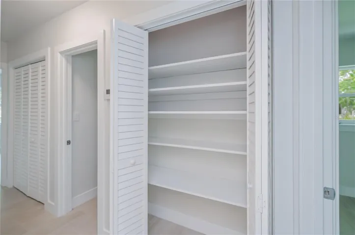 Hall closets