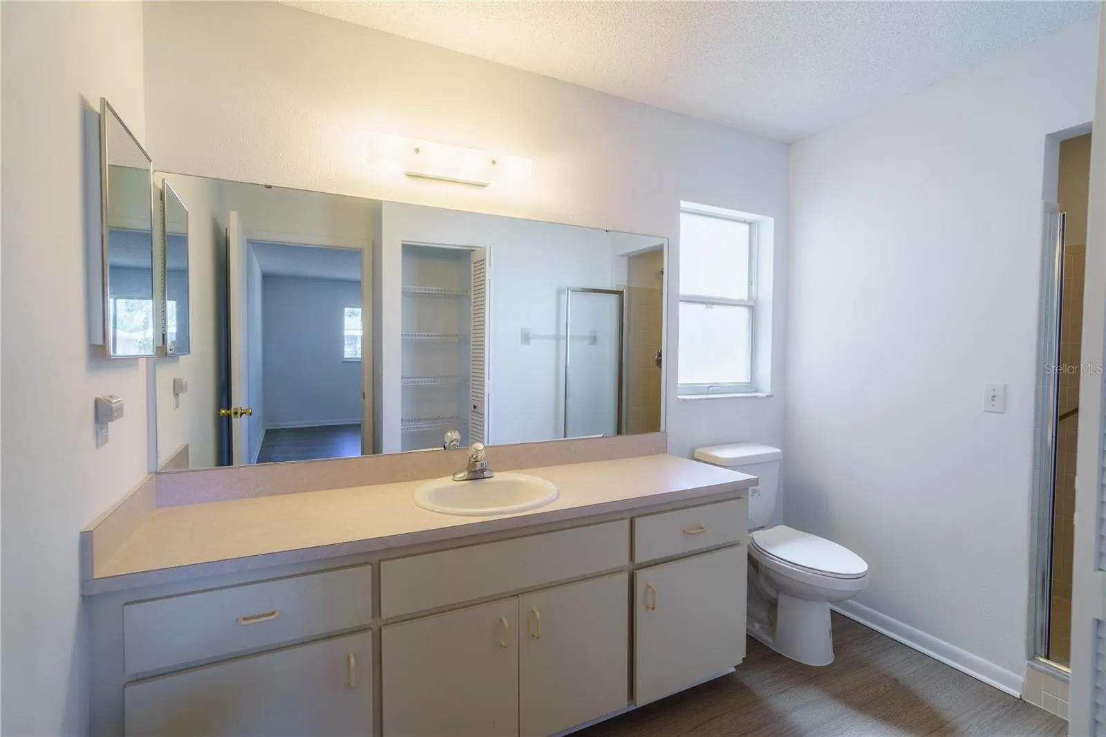 New toilet and sink in ensuite bath