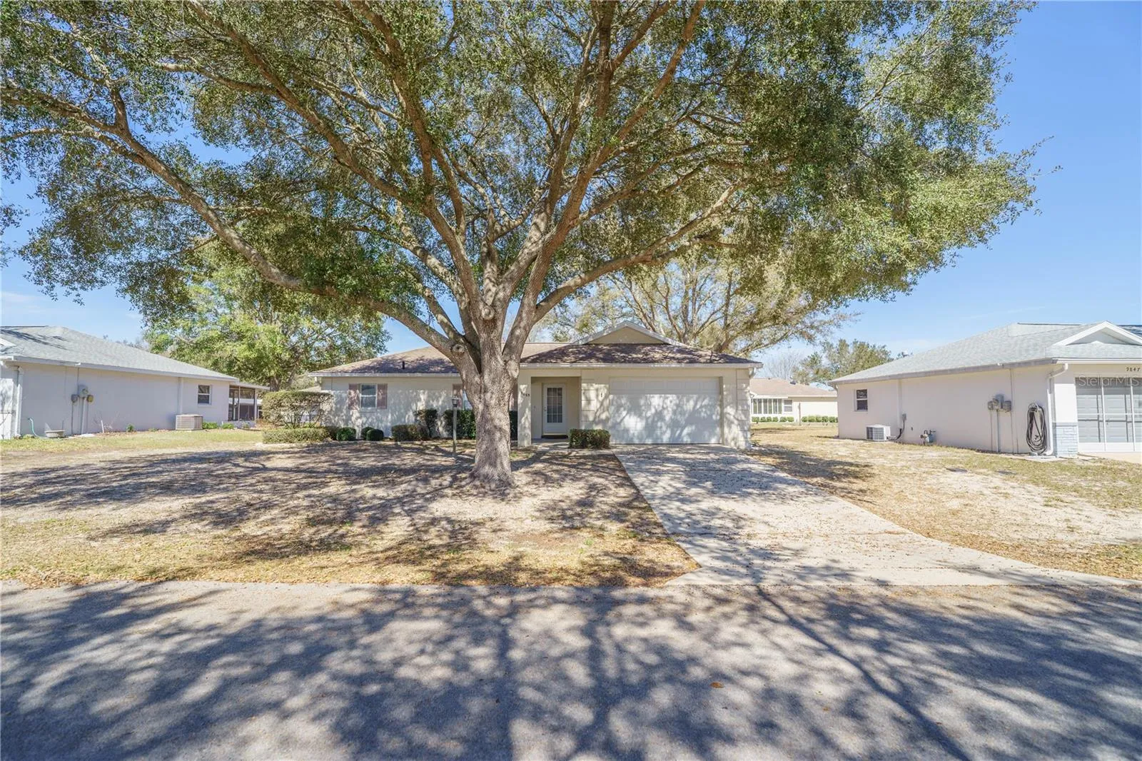 Large driveway