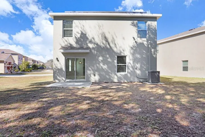 Rear of home