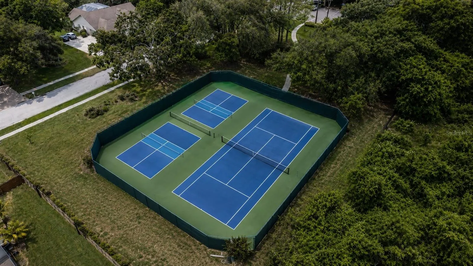 AI Rendered Tennis and Pickleball Courts, Currently in Process of Resurfacing.