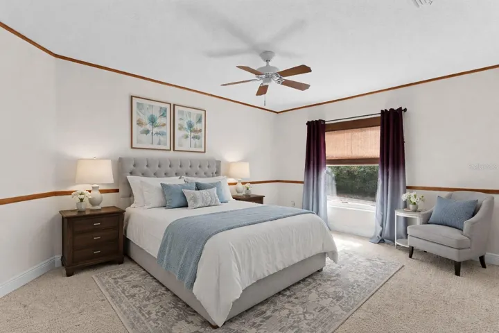 Guest room staged