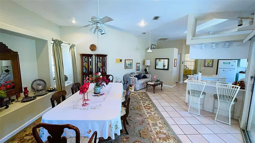 Dining and Kitchen Area