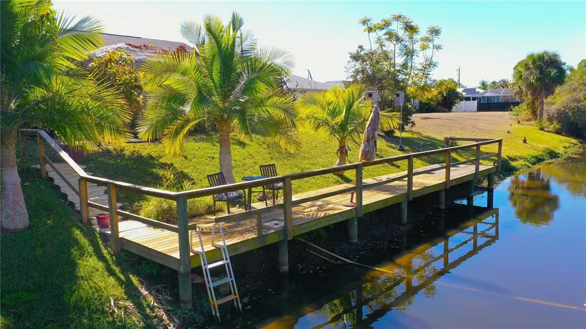 Large Dock on Freshwater Canal