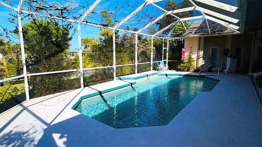 Screened in Pool area