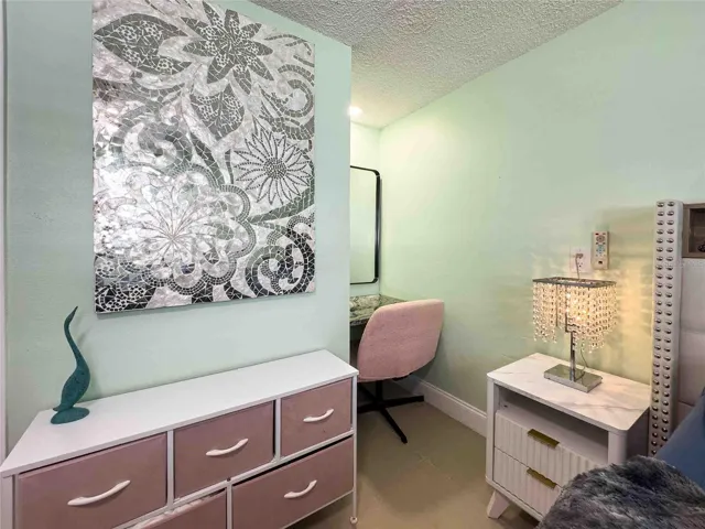 Vanity or desk area in second bedroom.