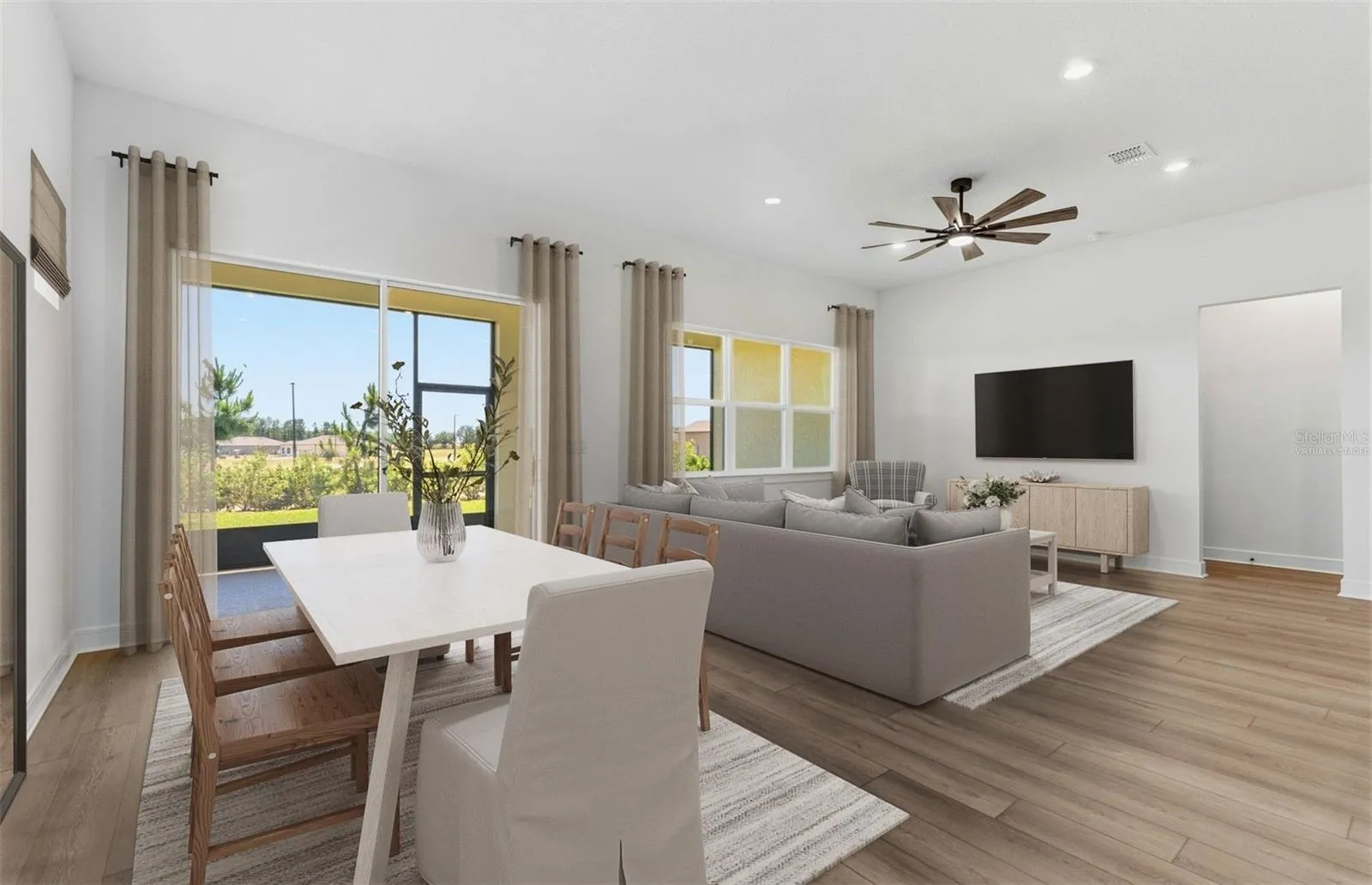 Virtually Staged - Open Cafe Area to Gathering Room
