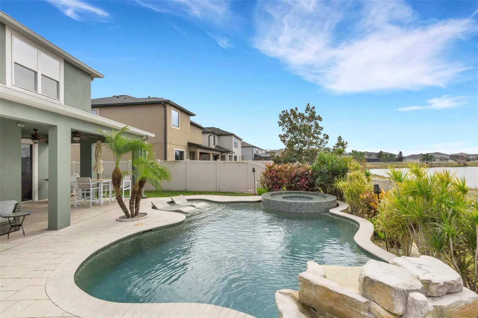 Backyard oasis