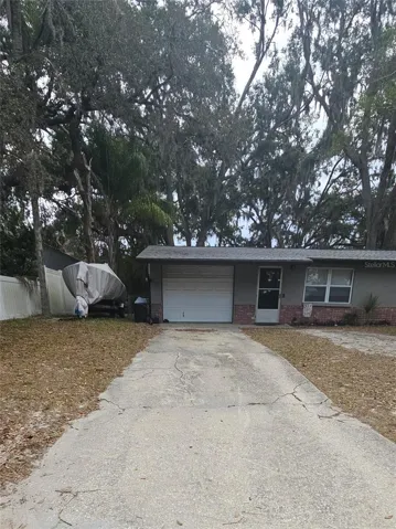 Long driveway.