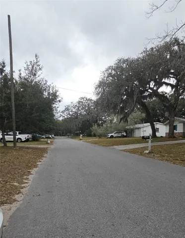 Neighbor street to the South/left.