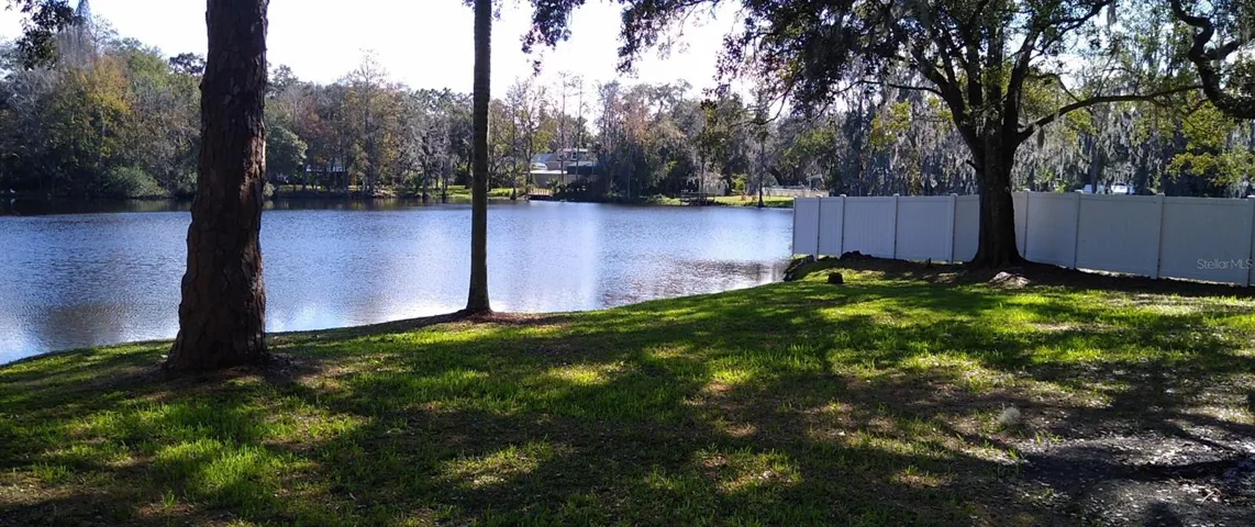 A White PVC fencing enclosed the property.