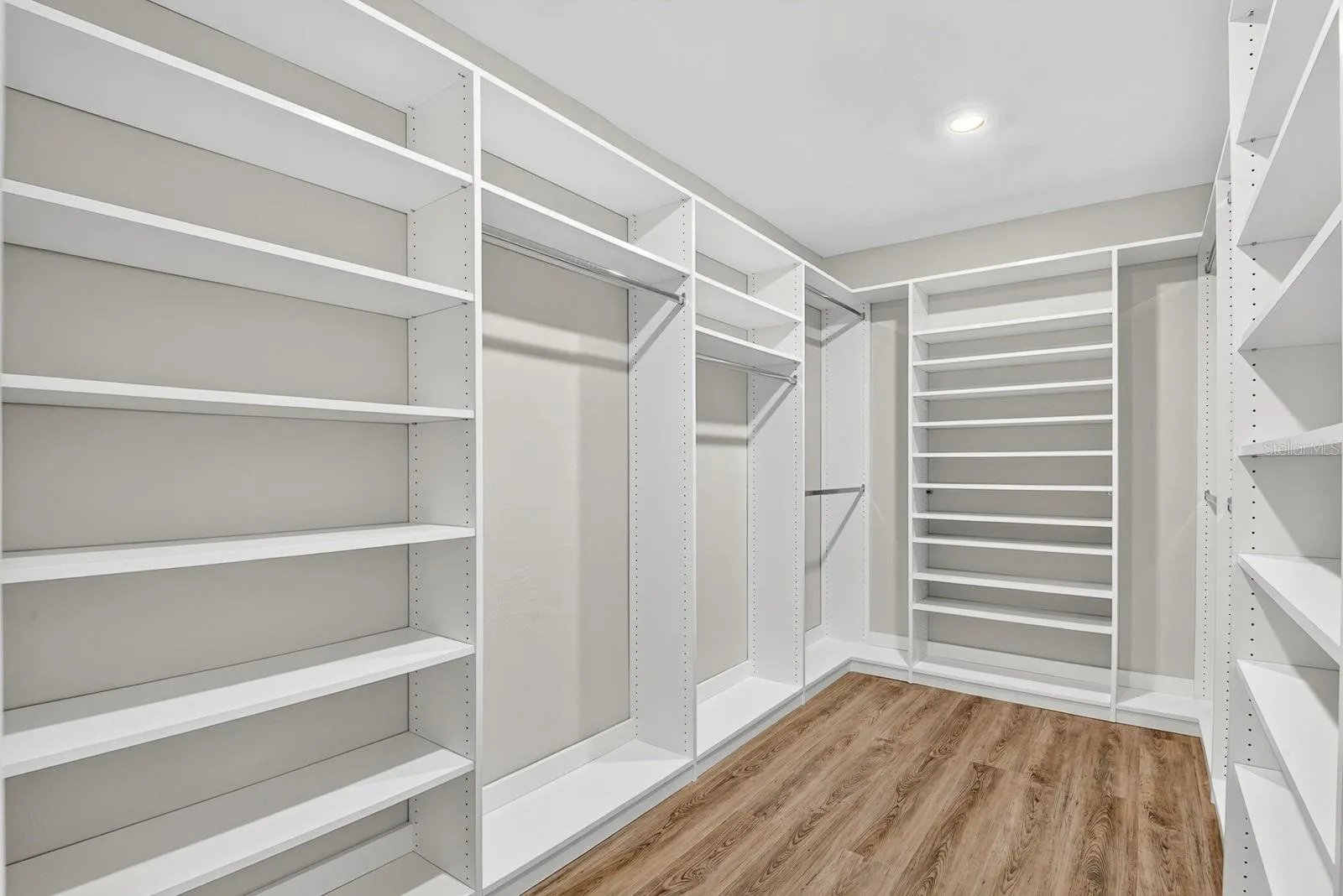 Main bedroom walk-in closet