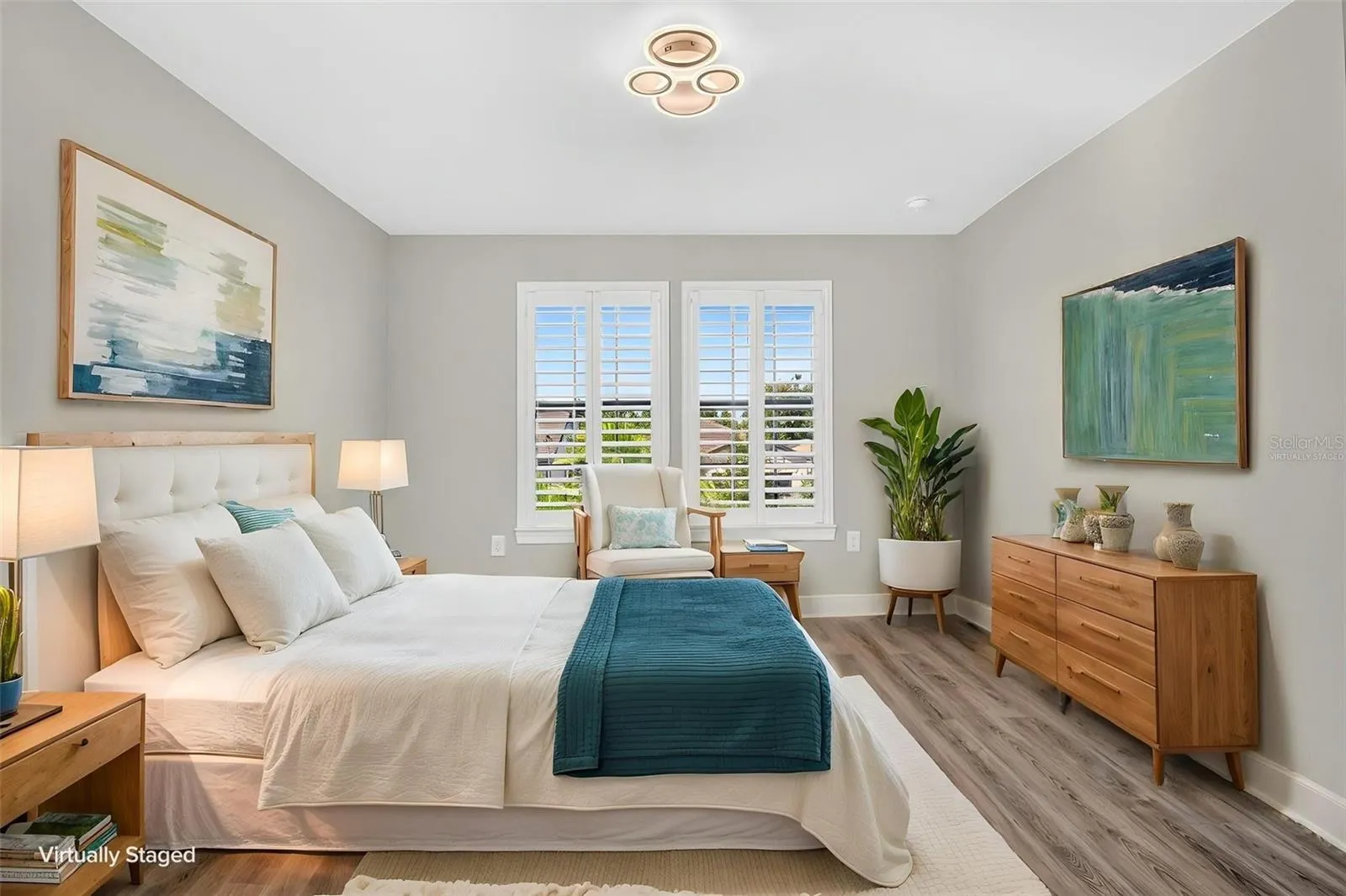 Second bedroom virtually staged