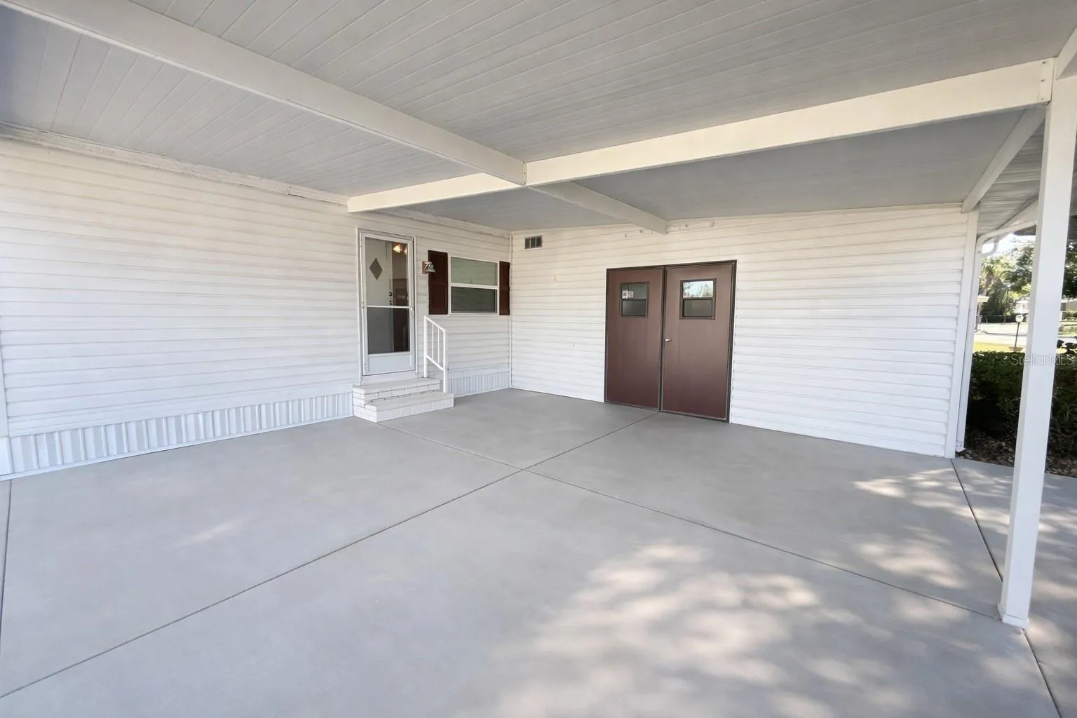 Oversized covered carport