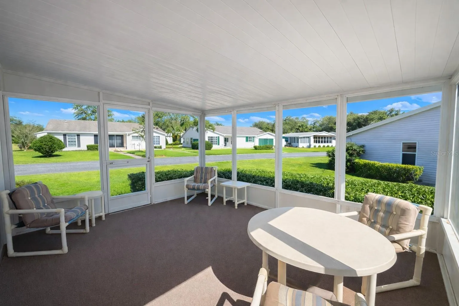 Large screened and enclosed lanai
