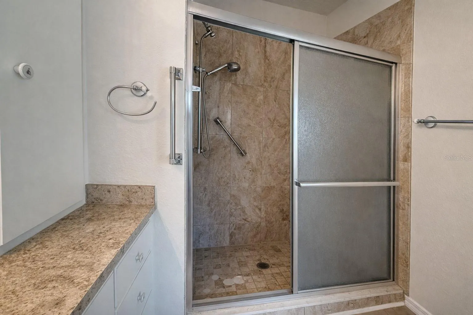 Master step in shower