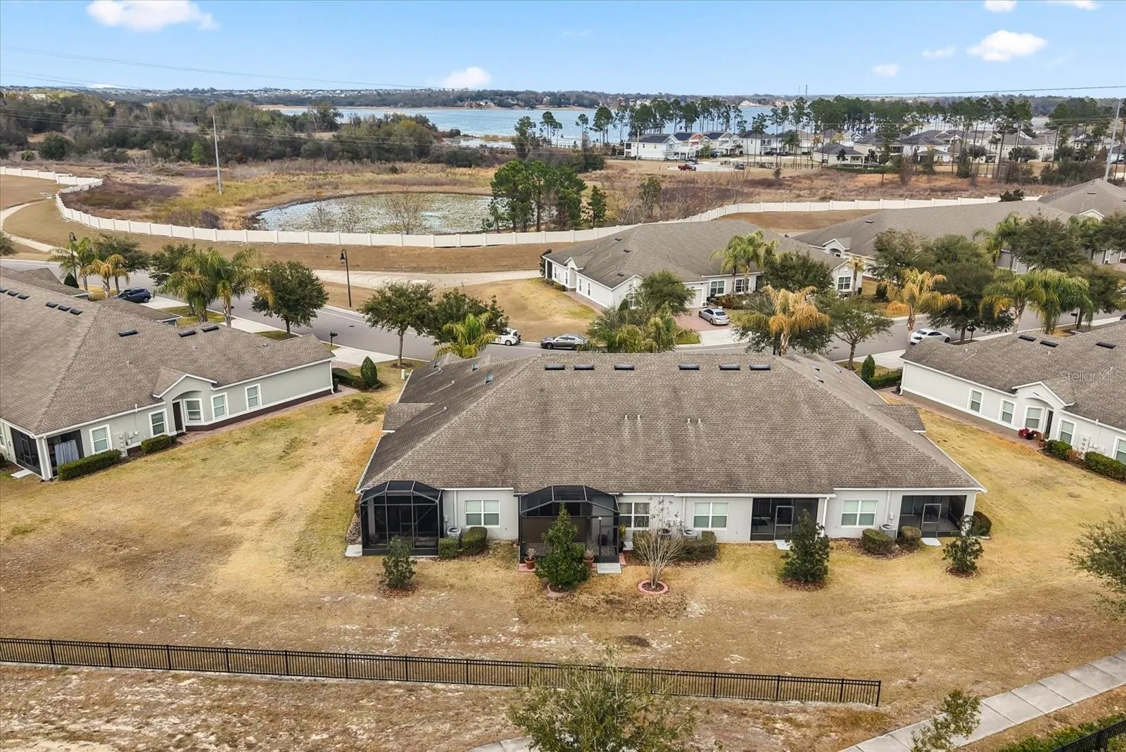 Aerial View of the Backyard