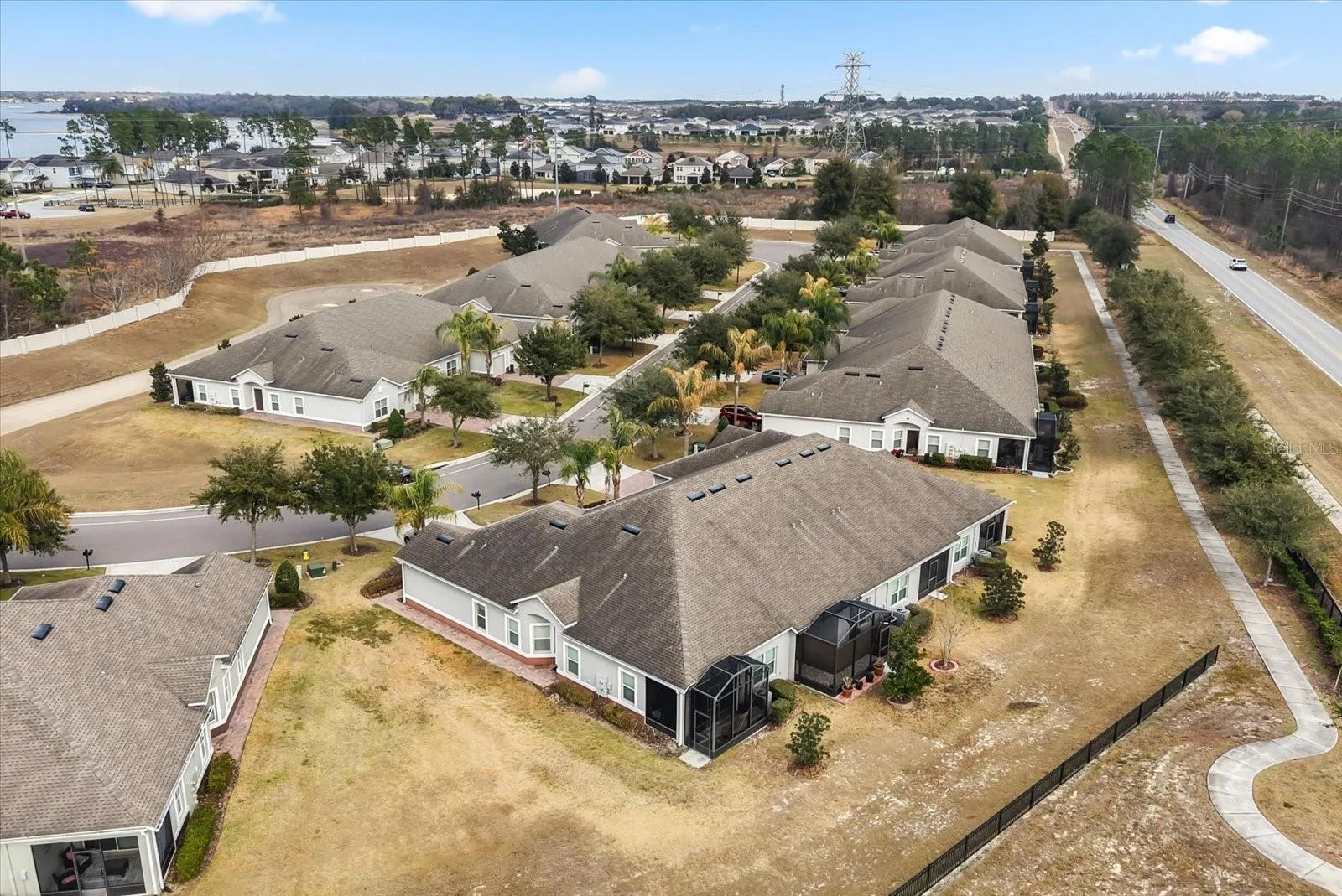 Aerial View of the Backyard