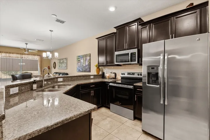 Kitchen with Stainless Steel appliances