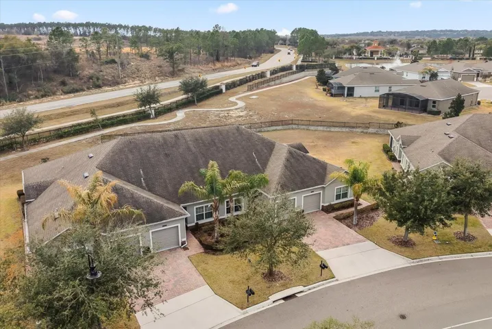 Aerial view of the property