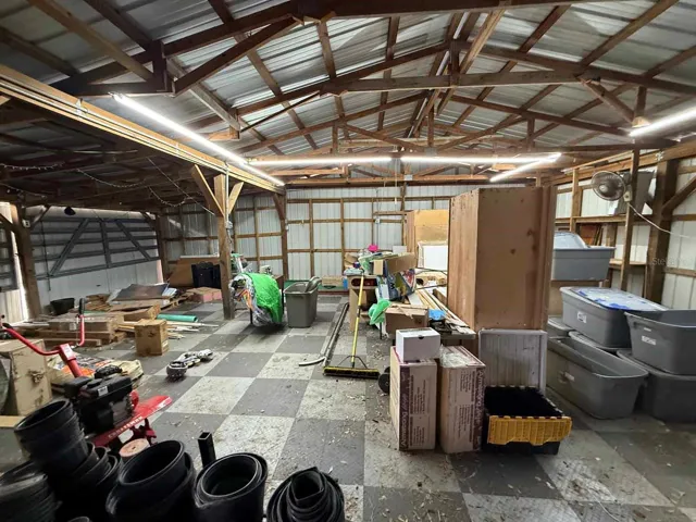 Interior of the Storage Building