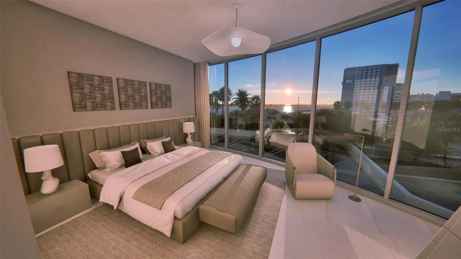 Primary Suite at Sunset - To Be Built