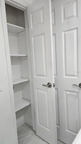 Linen closet Hall Bathroom