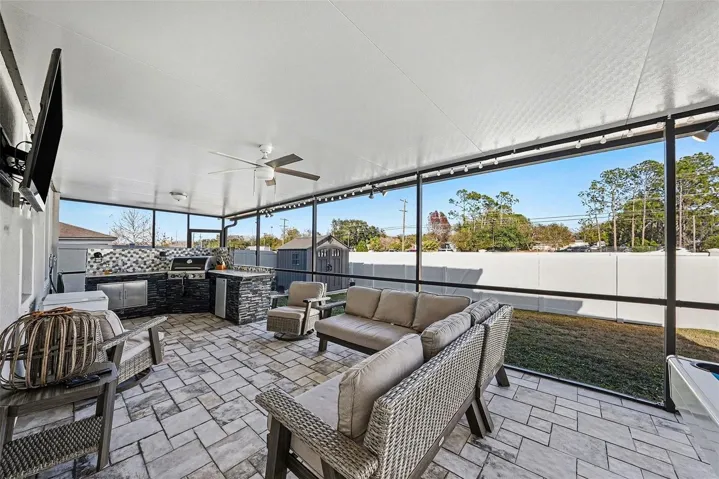 Screened Lanai - 12530 BALLENTRAE FOREST DR, RIVERVIEW, FL 33579