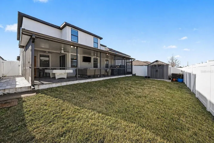 Backyard & Storage Shed - 12530 BALLENTRAE FOREST DR, RIVERVIEW, FL 33579