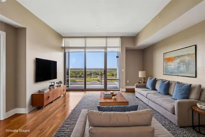 Virtually Staged Living Room