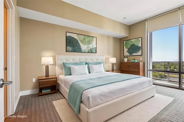 Virtually Staged Bedroom
