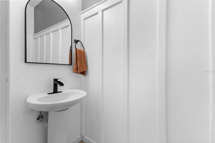half bath on 1st floor