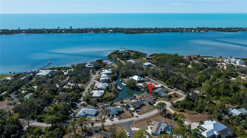 Overhead drone shot