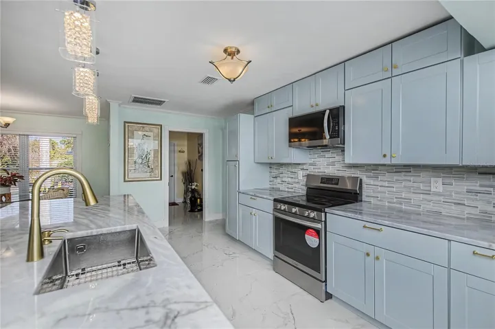 Beautiful marble countertops
