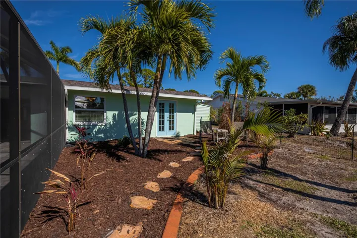 Walkway up to the master bedroom