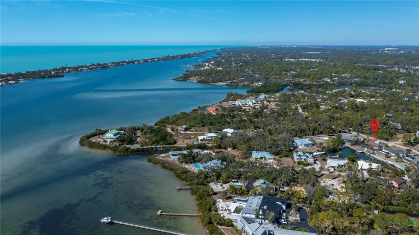 Overhead drone shot
