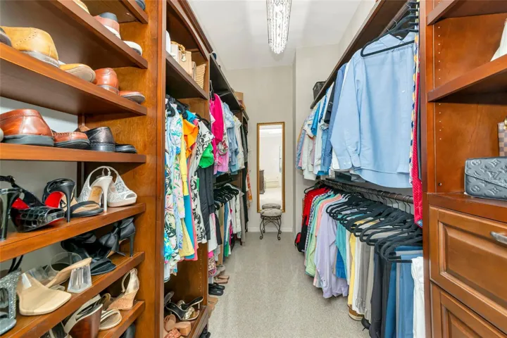 Primary closet