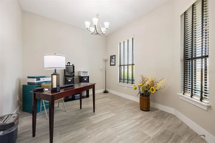 Formal Dining Room being used as an office