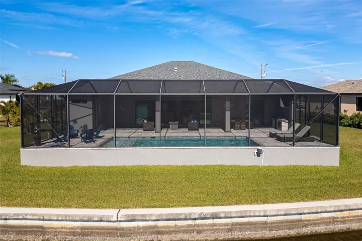 Rear of home