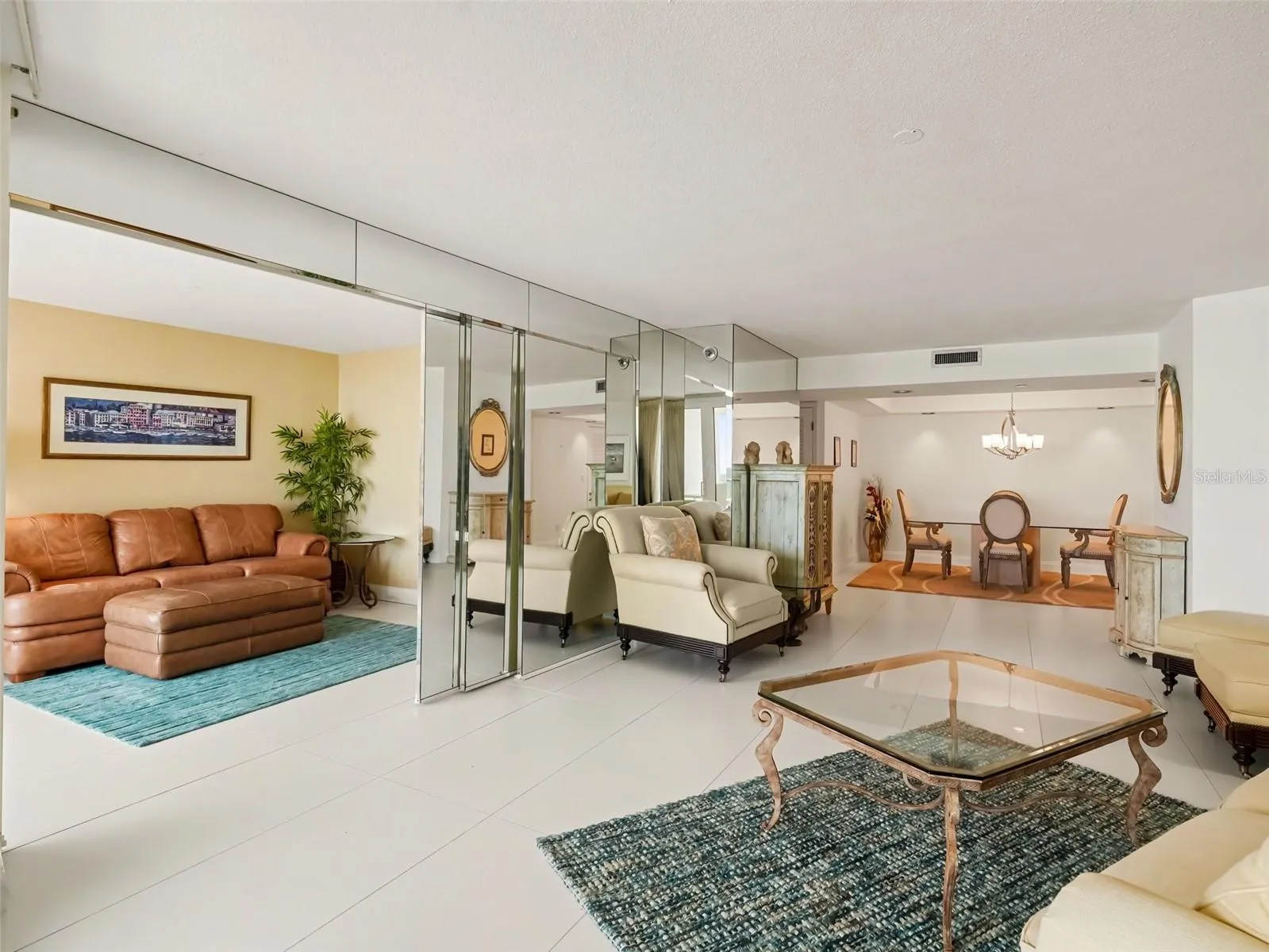 Living Room and Bedroom 2/Den