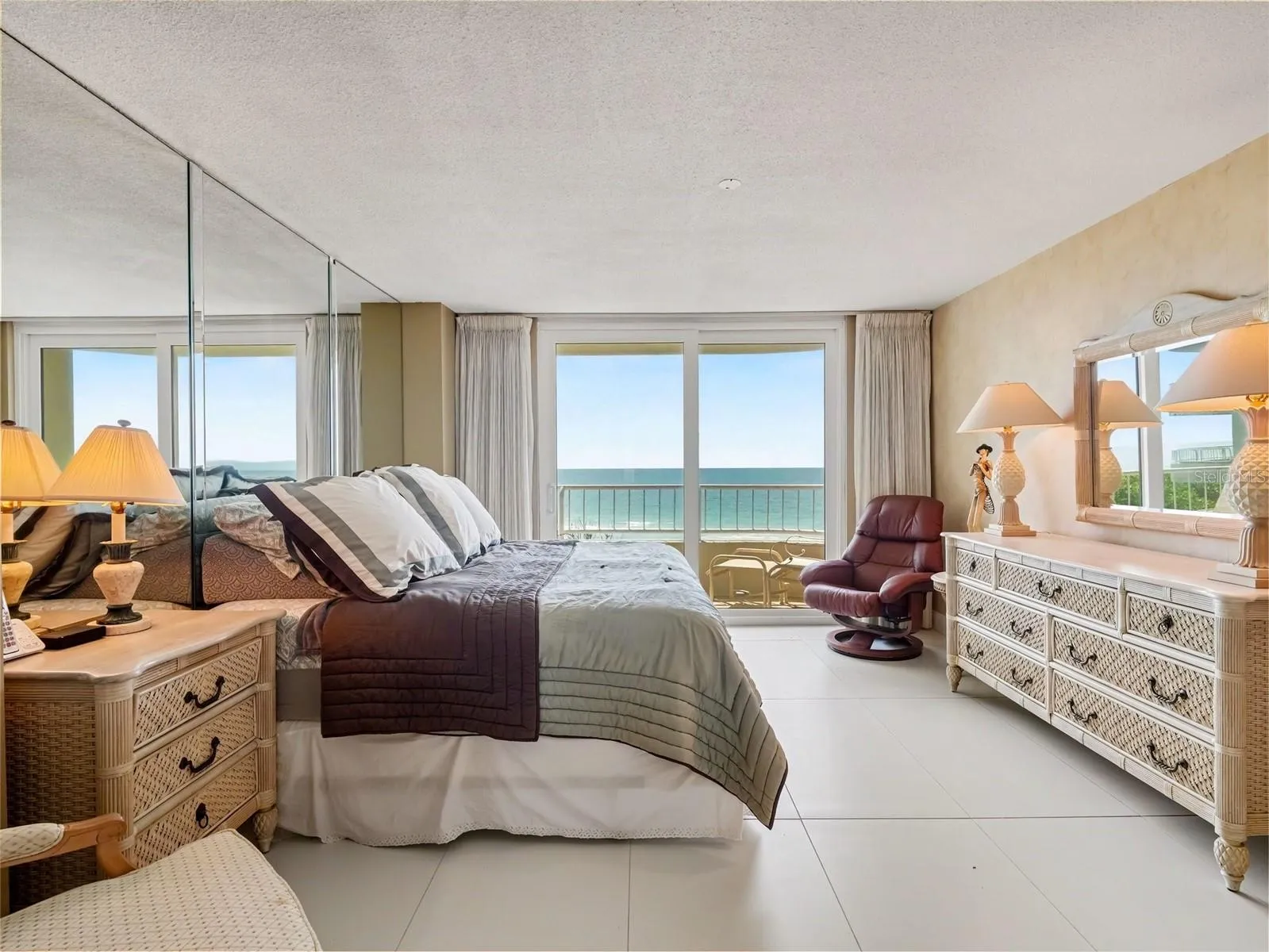 Primary Bedroom overlooks the Gulf