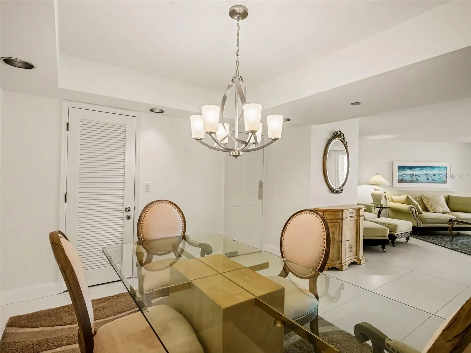 Dining opens to Living Room