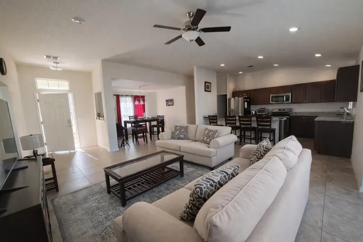 Open Concept Living-Dinning-Kitchen