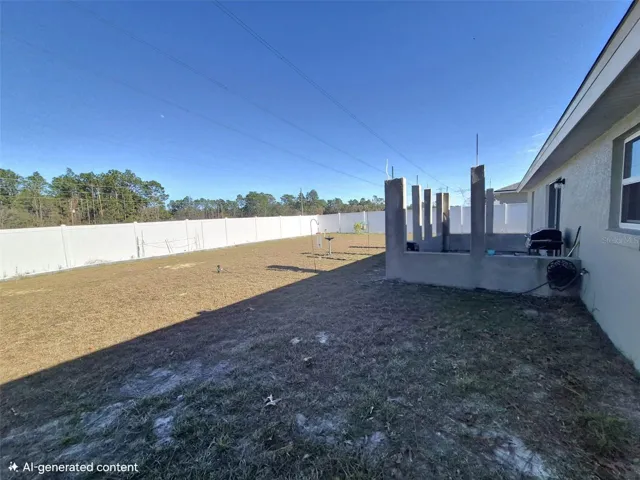 Fenced Yard