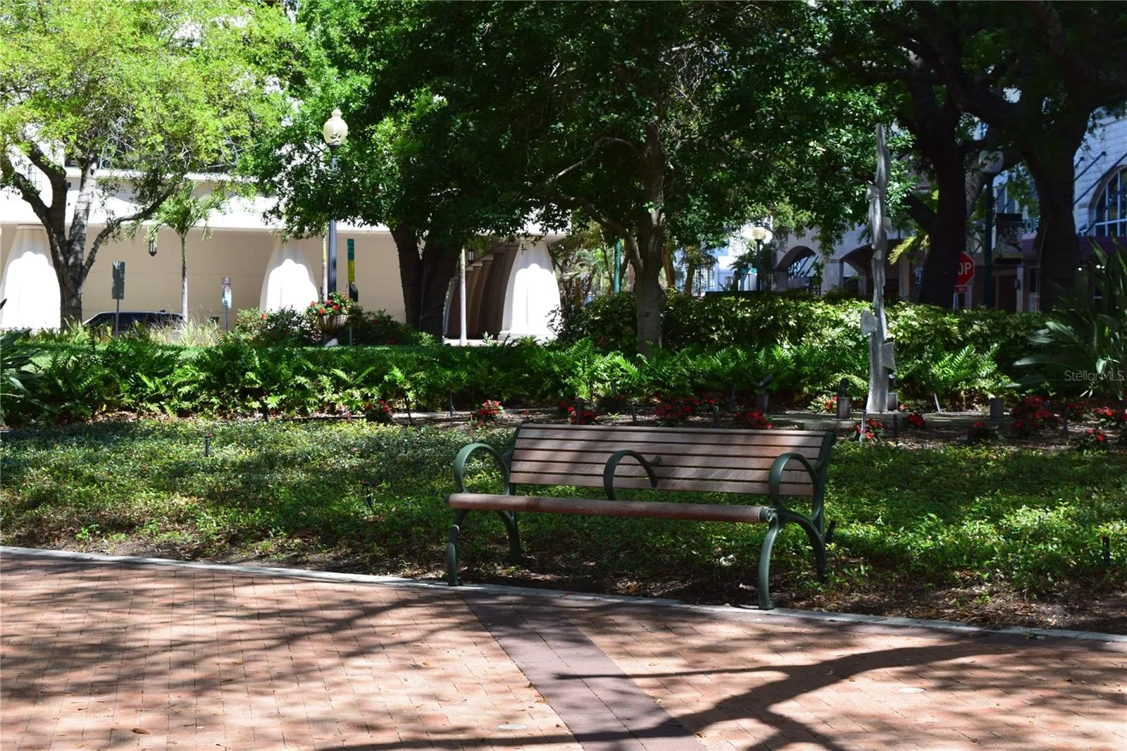 Park is cross the street from Plaza Five Points