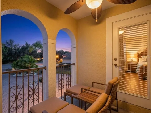 Balcony overlooking your courtyard! This picture has been virtually staged.