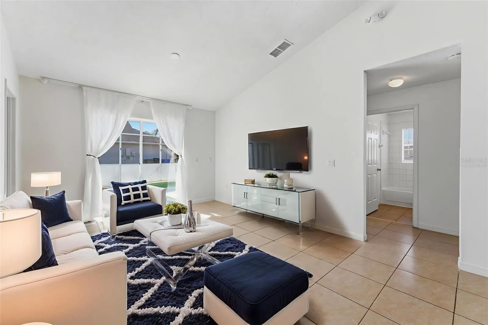 Great Room virtually staged