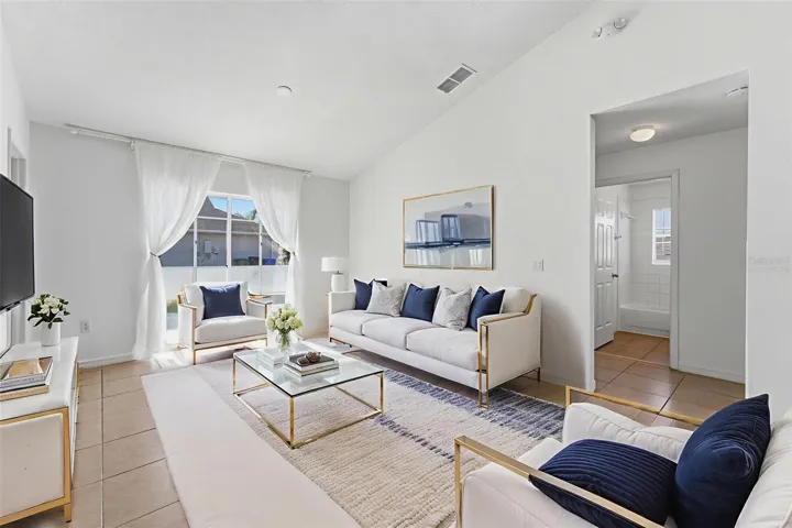 Great Room virtually staged