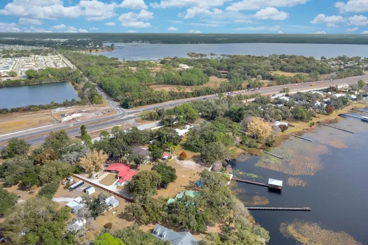 AERIAL WITH LAKE LIZZIE IN BACKGROUND
